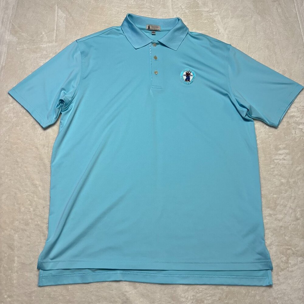 Mens 2014 US Open Pinehurst No 2 by Peter Millar Golf Short Sleeve Polo Sz Large